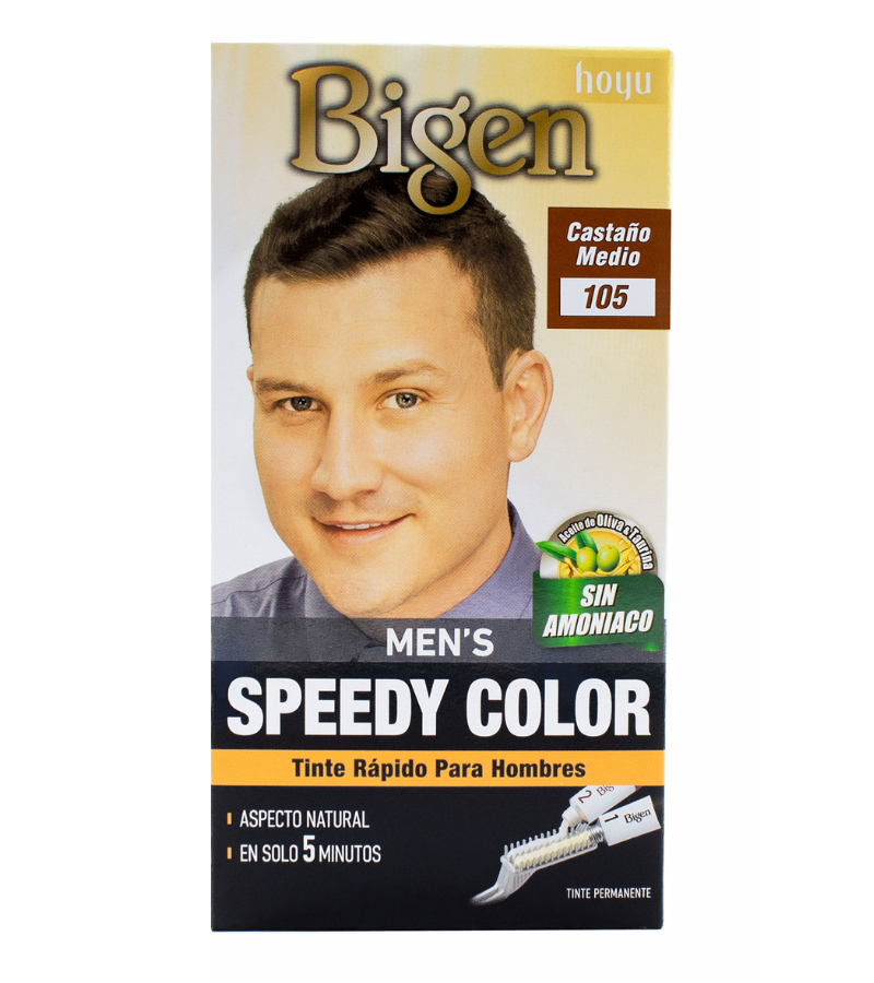Tinte Bigen Men´s Speedy #105 Castaño Medio - cuidado-personal - L.175.00 - Quimifar Honduras - Farmacia en línea con envío gratis