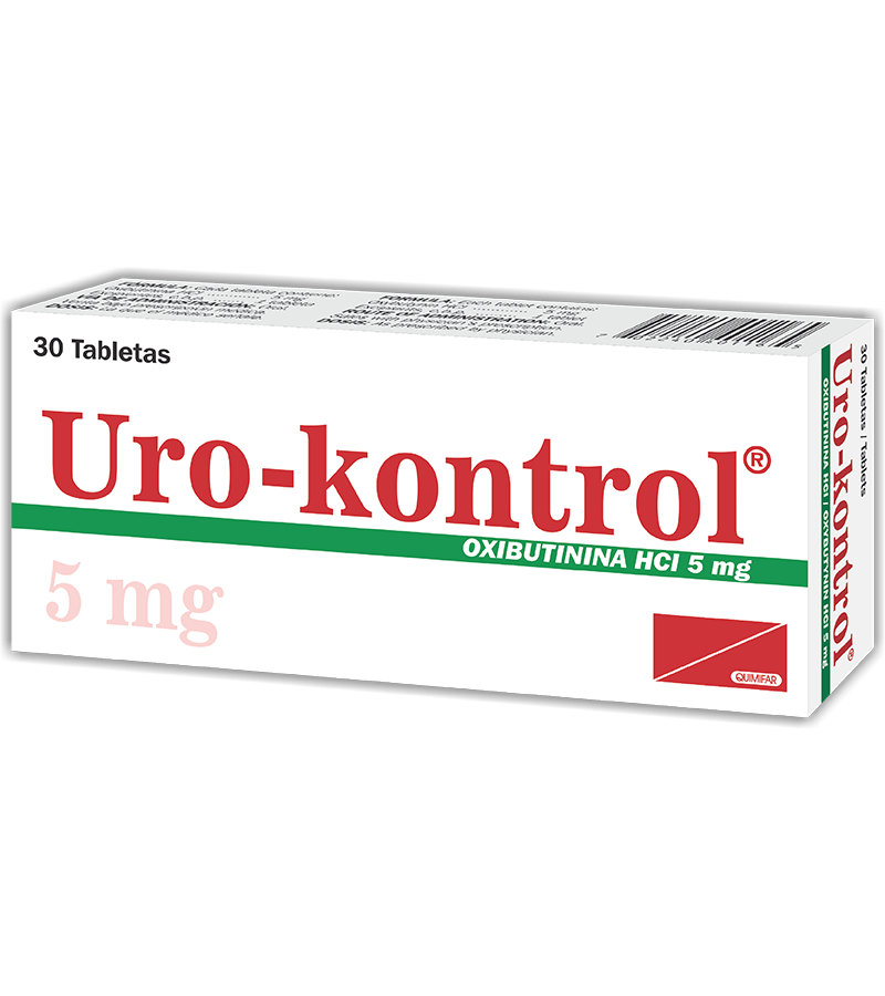 Uro-kontrol 5 mg caja x 30 tabletas - antigripales - L.146.00 - Quimifar Honduras - Farmacia en línea con envío gratis