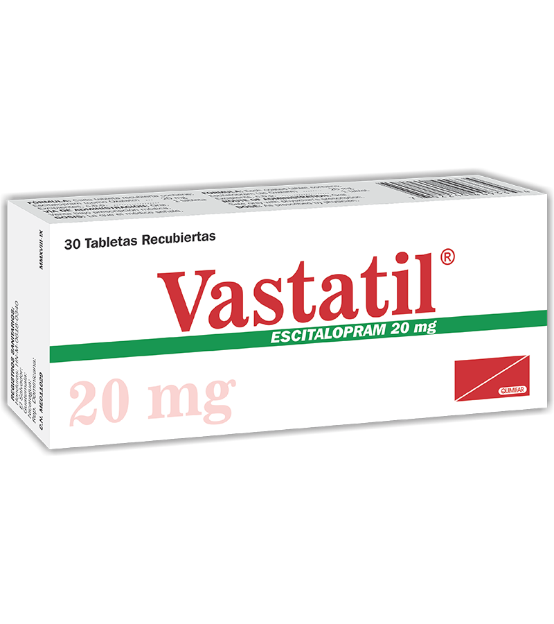 Vastatil 20 mg caja x 30 tabletas recubiertas - neurologicos - L.744.00 - Quimifar Honduras - Farmacia en línea con envío gratis