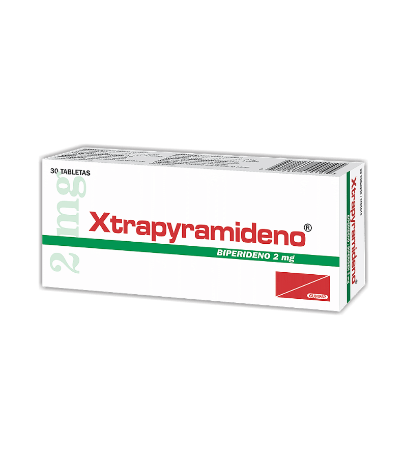Xtrapyramideno 2 mg caja x 30 tabletas - neurologicos - L.279.00 - Quimifar Honduras - Farmacia en línea con envío gratis